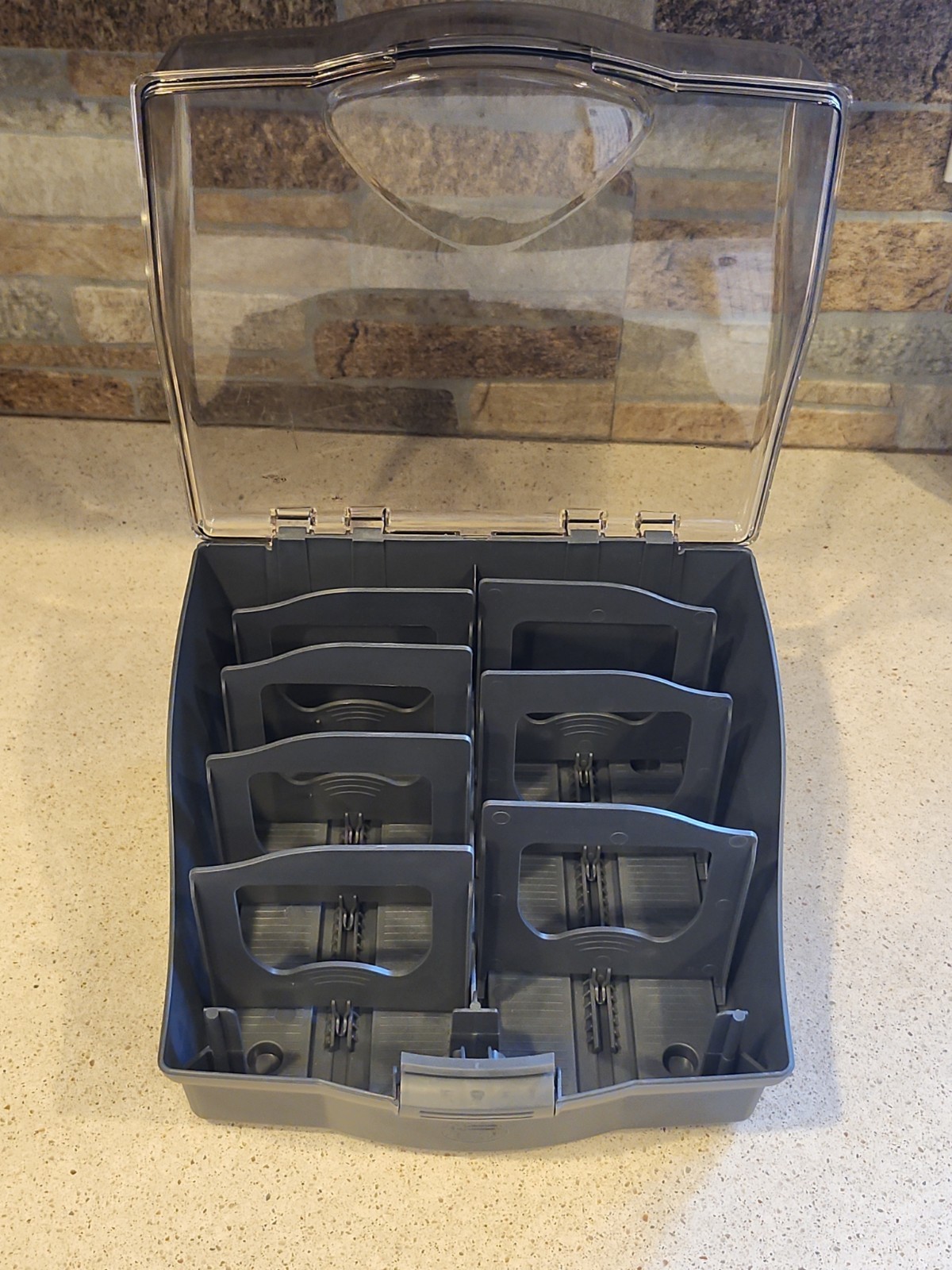 Fellowes Softworks Diskette Tray Gray Storage Case For 3.5" Floppy Disks