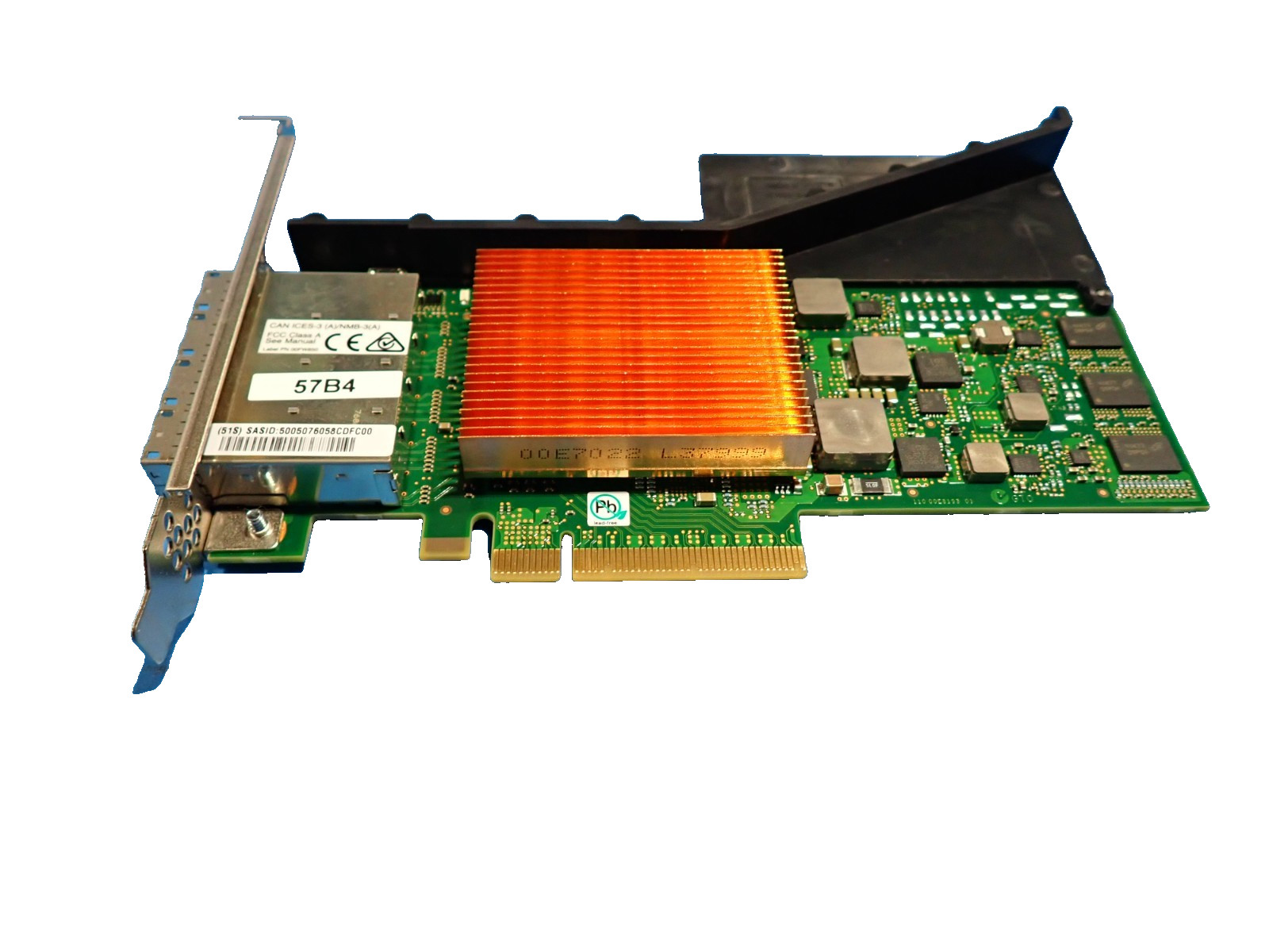 IBM 00MH959 PCIE-3 Express SAS TAPE/DVD 6GB 4-Port RAID Adapter Card