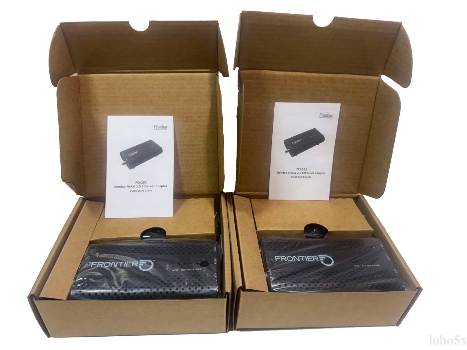 2 PACK  - FRONTIER FCA252 MoCa 2.5 Ethernet Network Adapter BRAND NEW