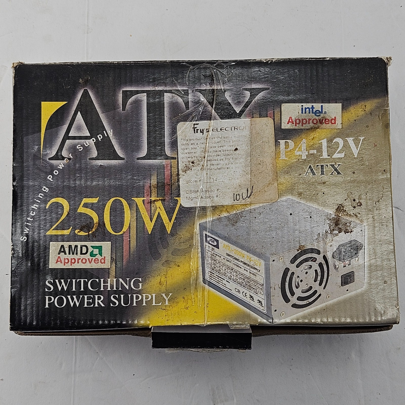 Vintage 250W ATX Switching Power Supply Pentium 4 AMD Approved New Open Box