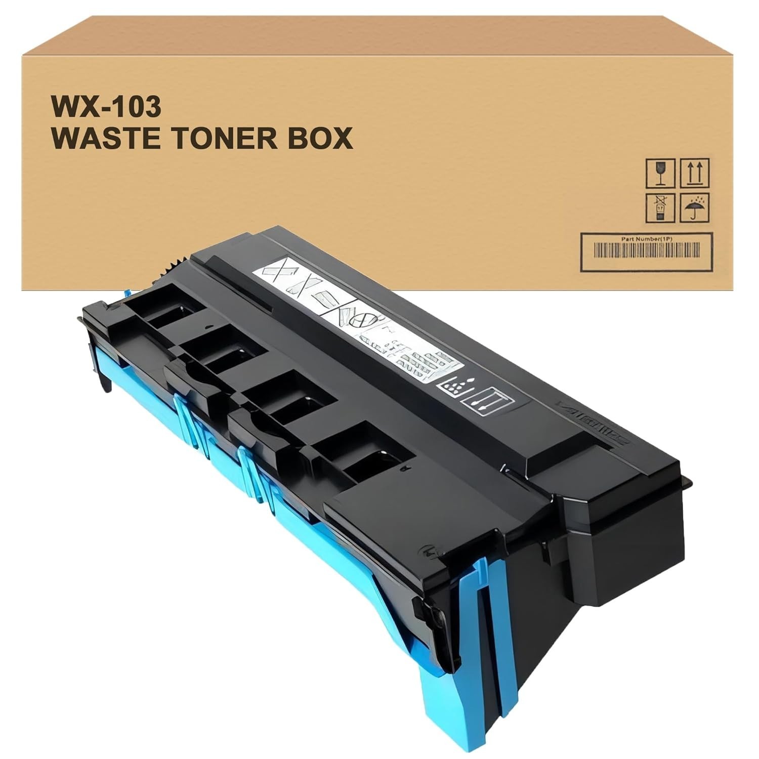 WX-103 WX103 A4NNYW1 WASTE TONER BOX - BIZHUB C558 C658 C554 C308 C454 C368 C458