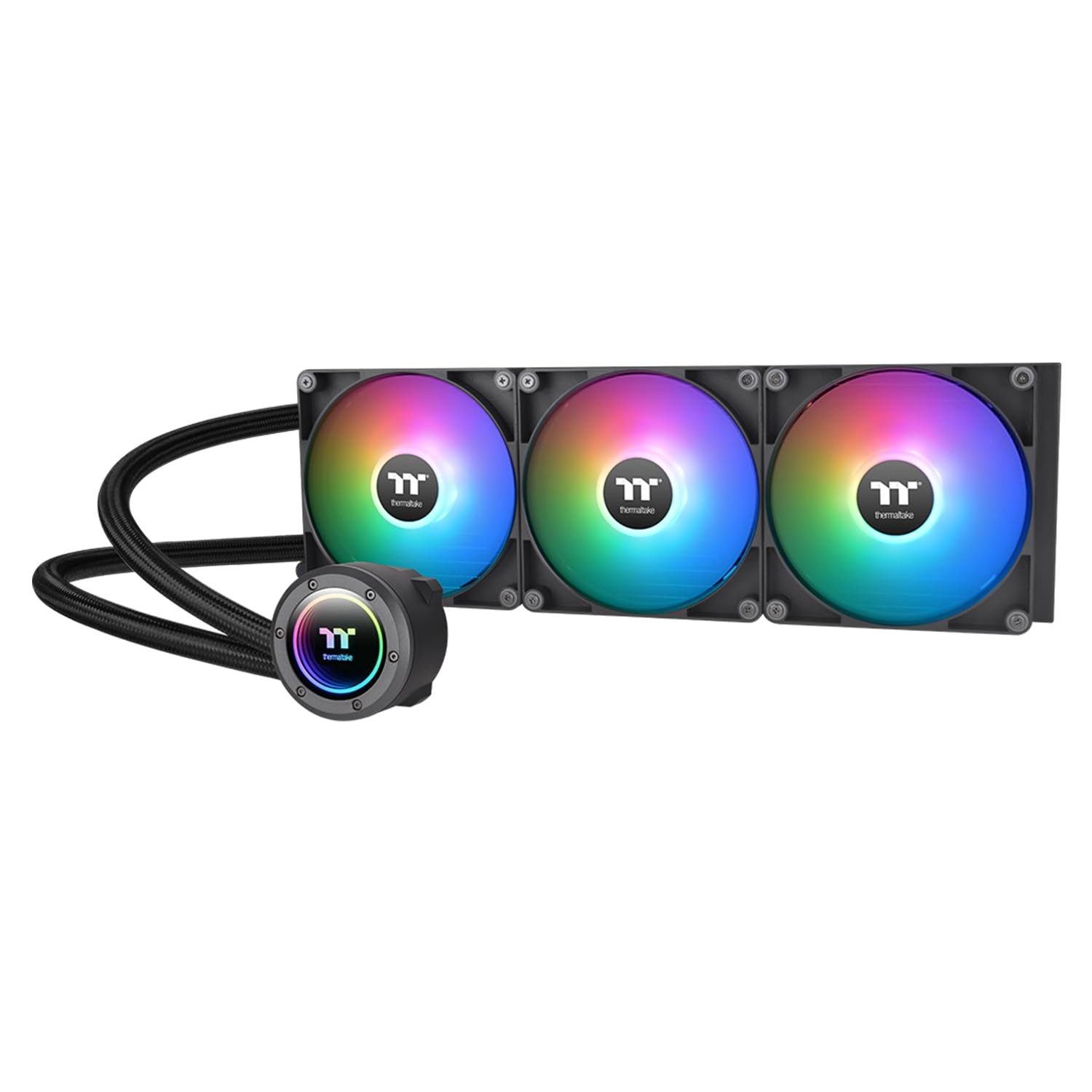 TH420 V2 ARGB Water Cooler 420mm AIO Intel AMD RGB Fans Infinity Mirror Design