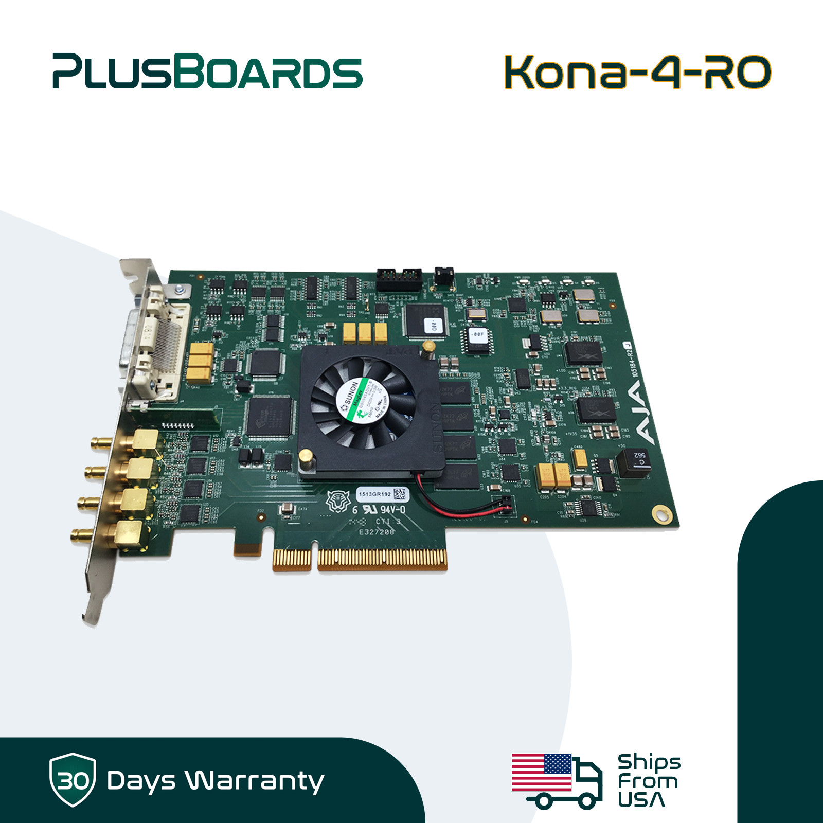 AJA KONA 4-RO 4k 4 channel SD HD FHD 3g-SDI HDMI Input Video Capture Card PCIe