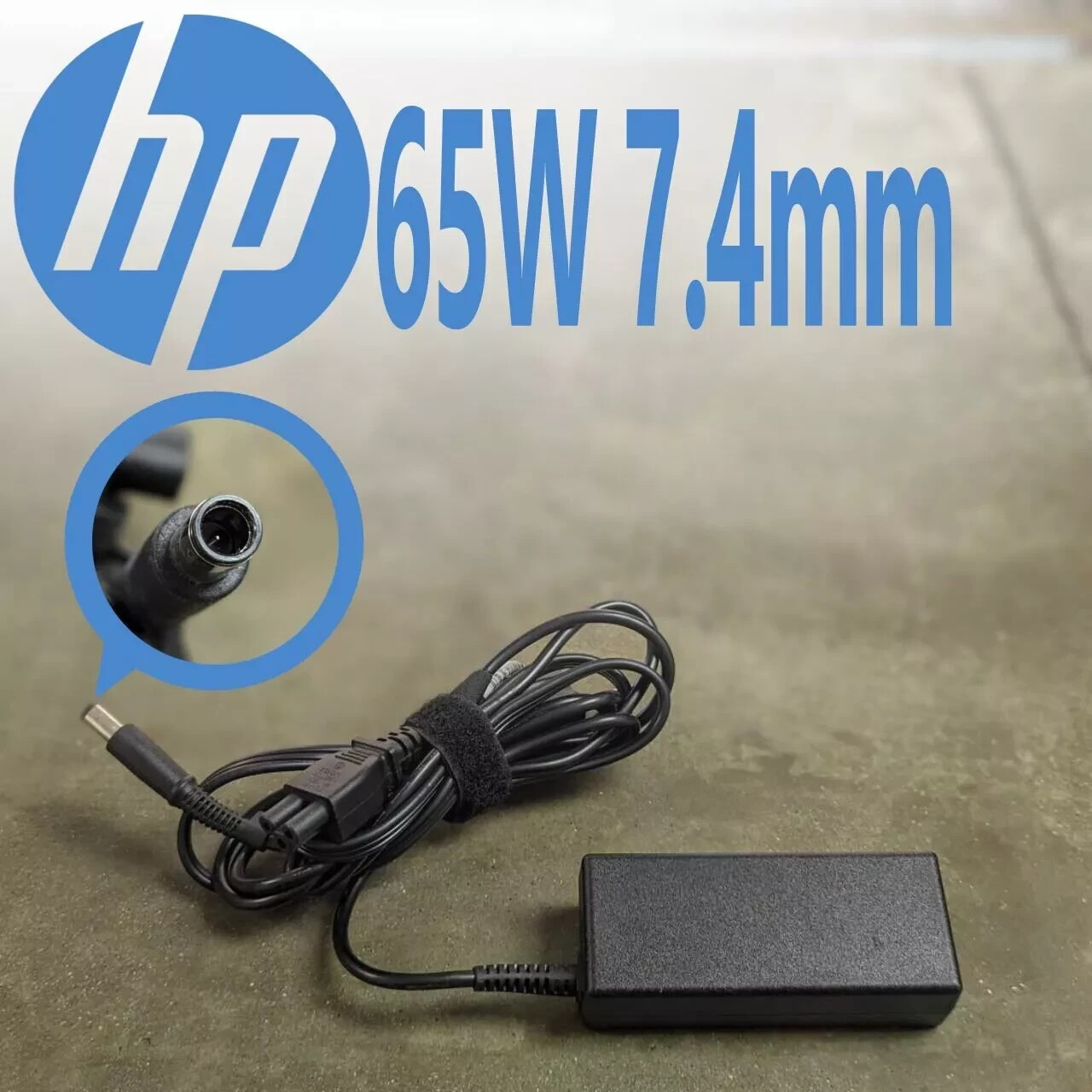 Genuine OEM Big Barrel HP Laptop Charger AC Power Adapter 65W 19.5V 3.33A 902990