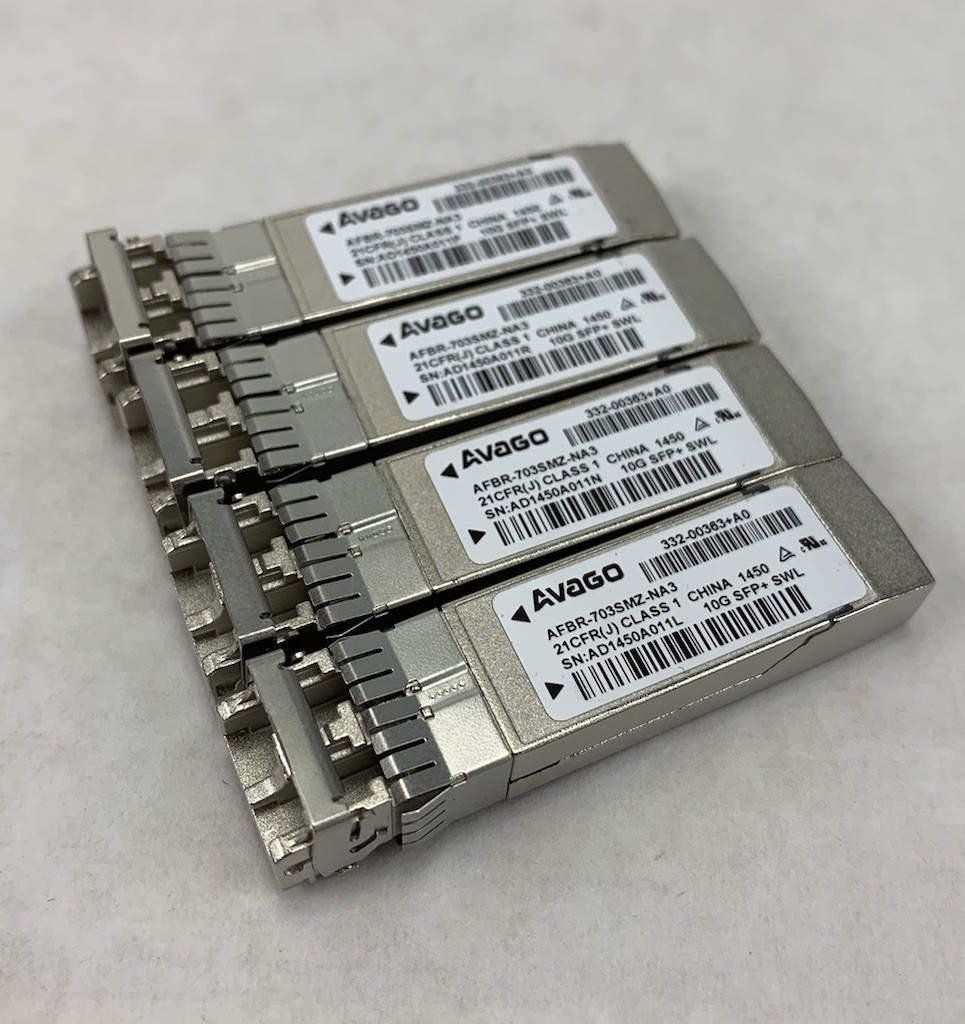 Avago AFBR-703SMZ-NA3 Transceiver Module (Lot of 4)
