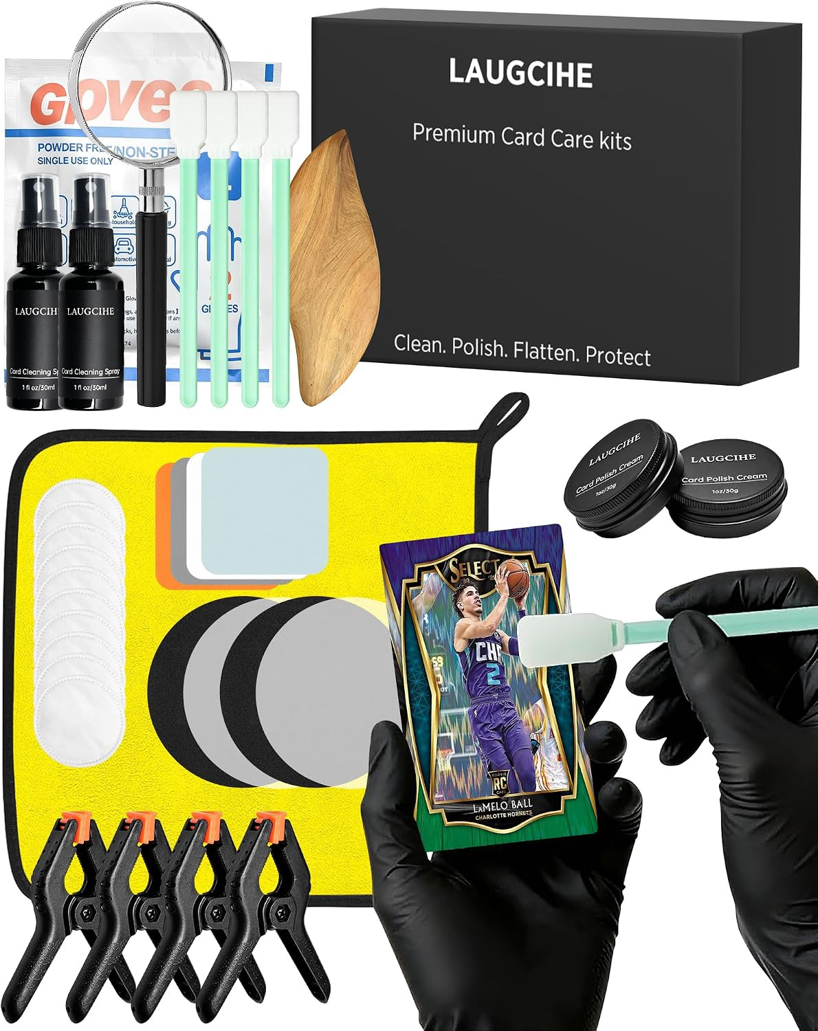 Professional 20-In-1 Card Cleaning Kit,Safe & Odorless Card Restoration Kit