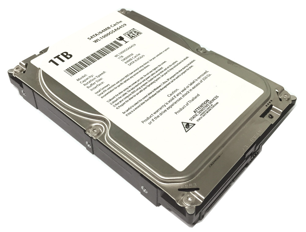 WL 1TB 64MB Cache SATA III (6.0Gb/s) 3.5" Hard Drive -PC/CCTV DVR 