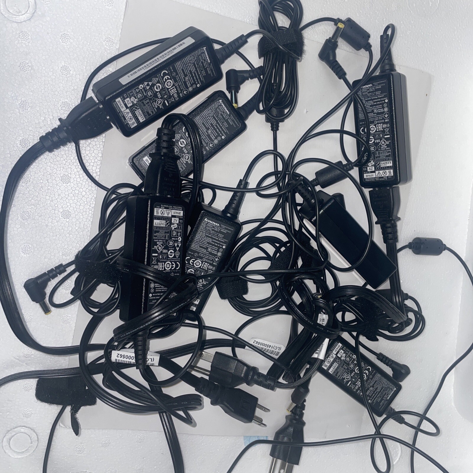 Lot of 7 Genuine Lenovo 45N0461 ADP-40NH 45N0462 40W Power Adapter Charger Cord