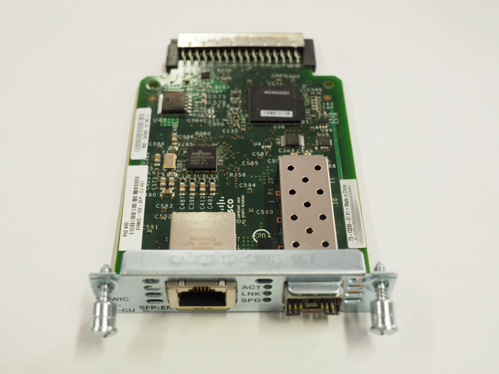 CISCO EHWIC-1GE-SFP-CU 73-13295-01 Gigabit Ethernet Enhanced High-Speed WAN Card