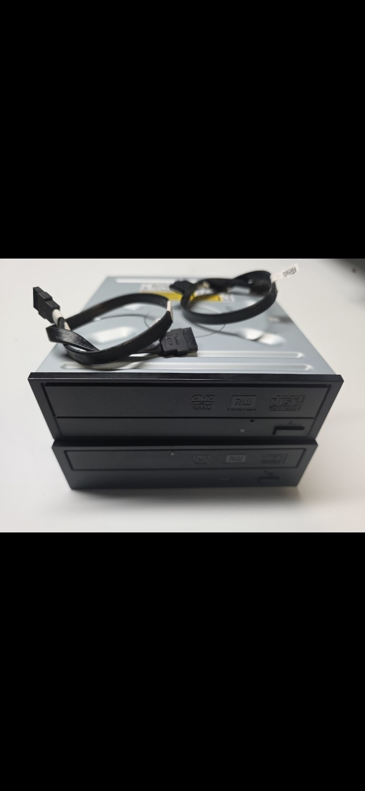 2X-LOT DVDRW SATA Drive DVD CD RW Drive Burner For Internal Desktop PC+Sata Cabl