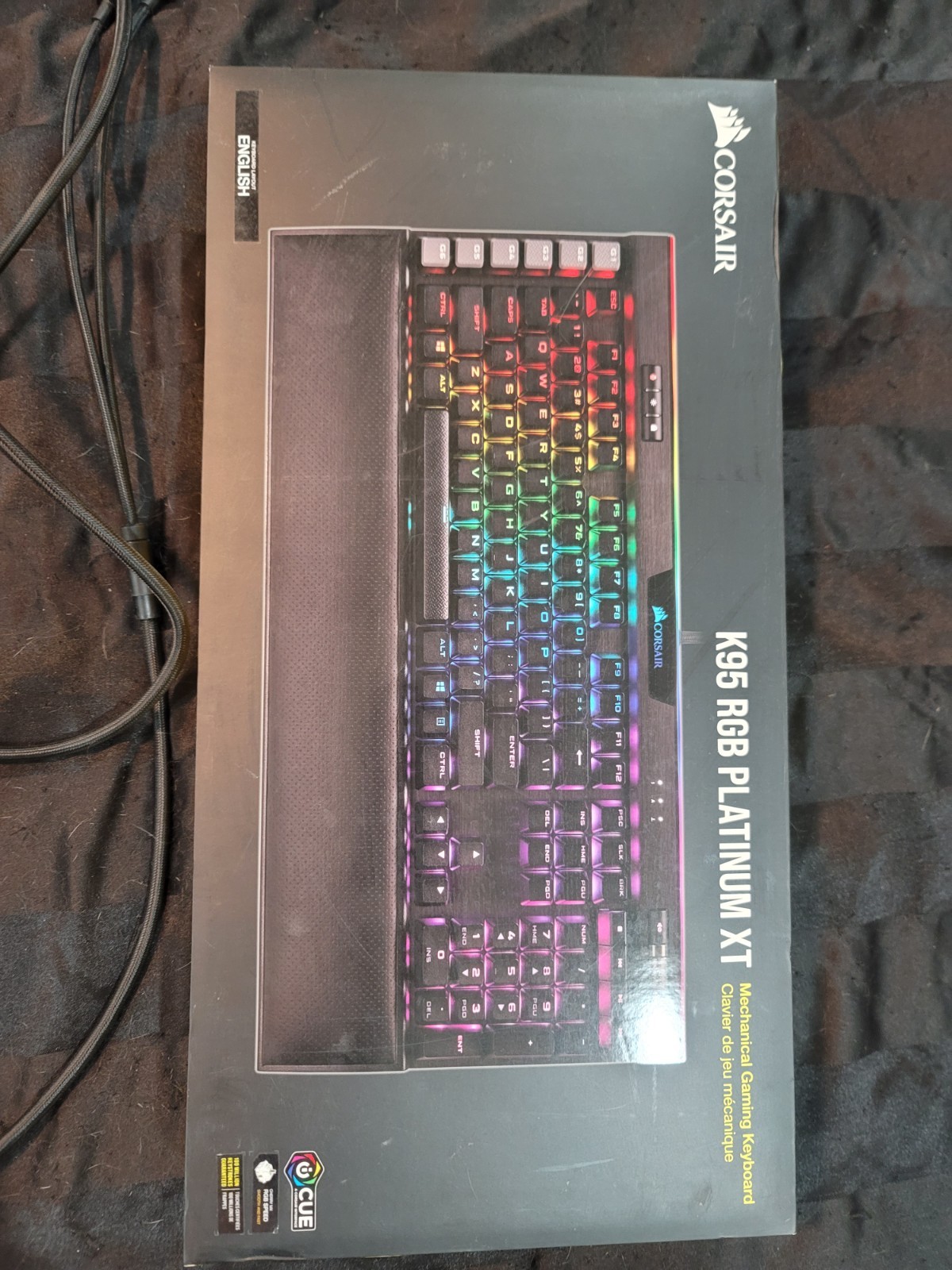 Corsair CH-9127414-NA K95 RGB Platinum XT For Parts/Not Working