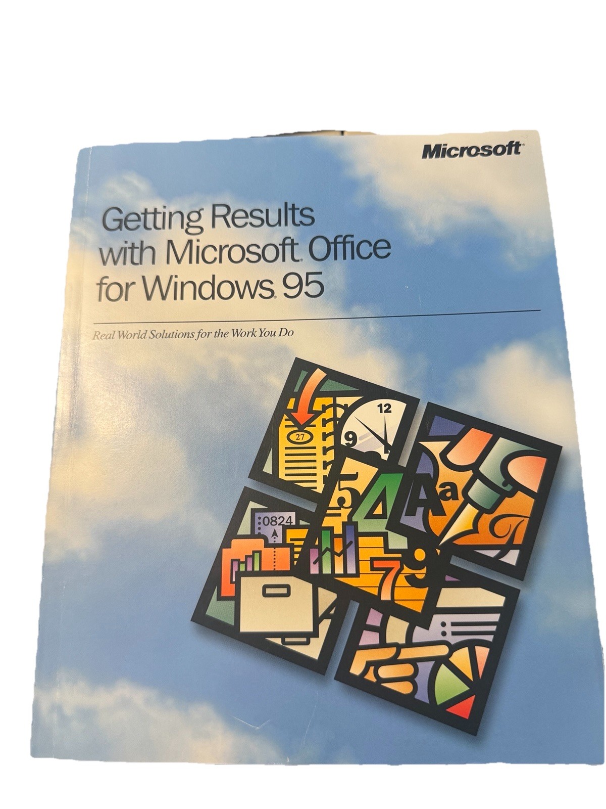 Getting Results with Microsoft Office for Windows 95 User Guide Manual Book VG+