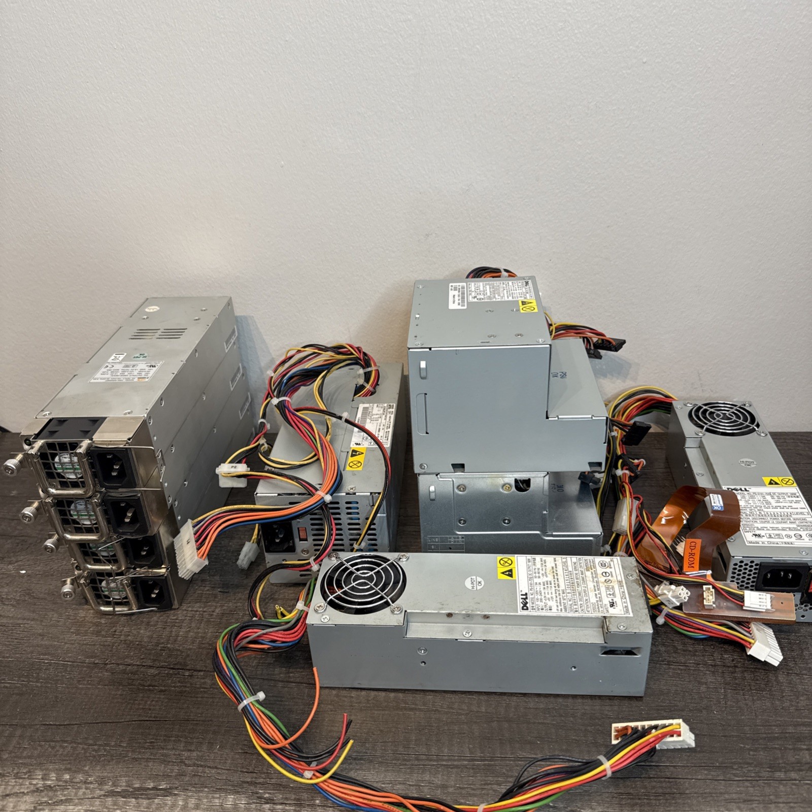Lot of 9 Industrial Server Power Supplies Dell IBM Astec PSM AS-IS