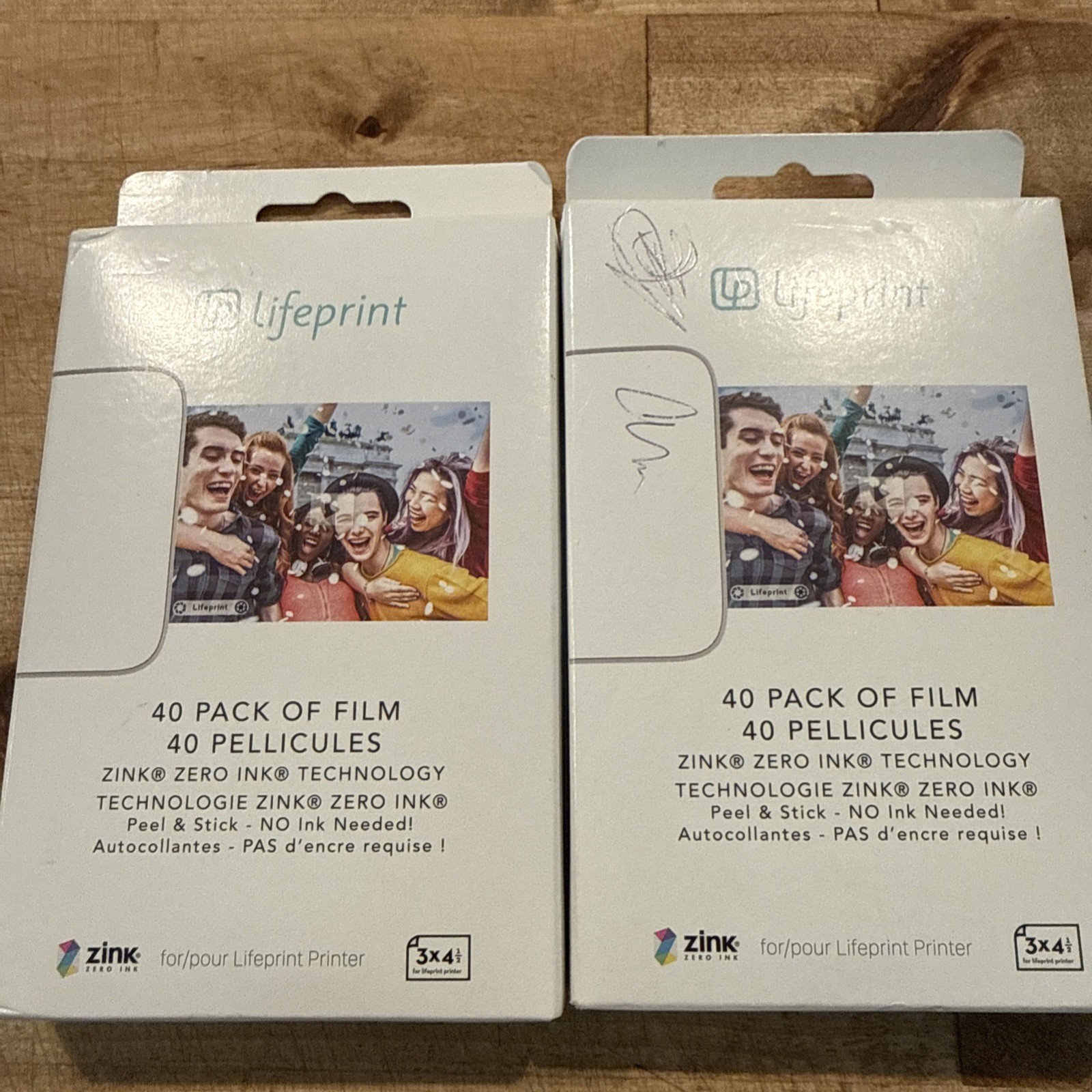 Lifeprint 2x 40 Pack of Film for Lifeprint Augmented Reality Photo Video Printer