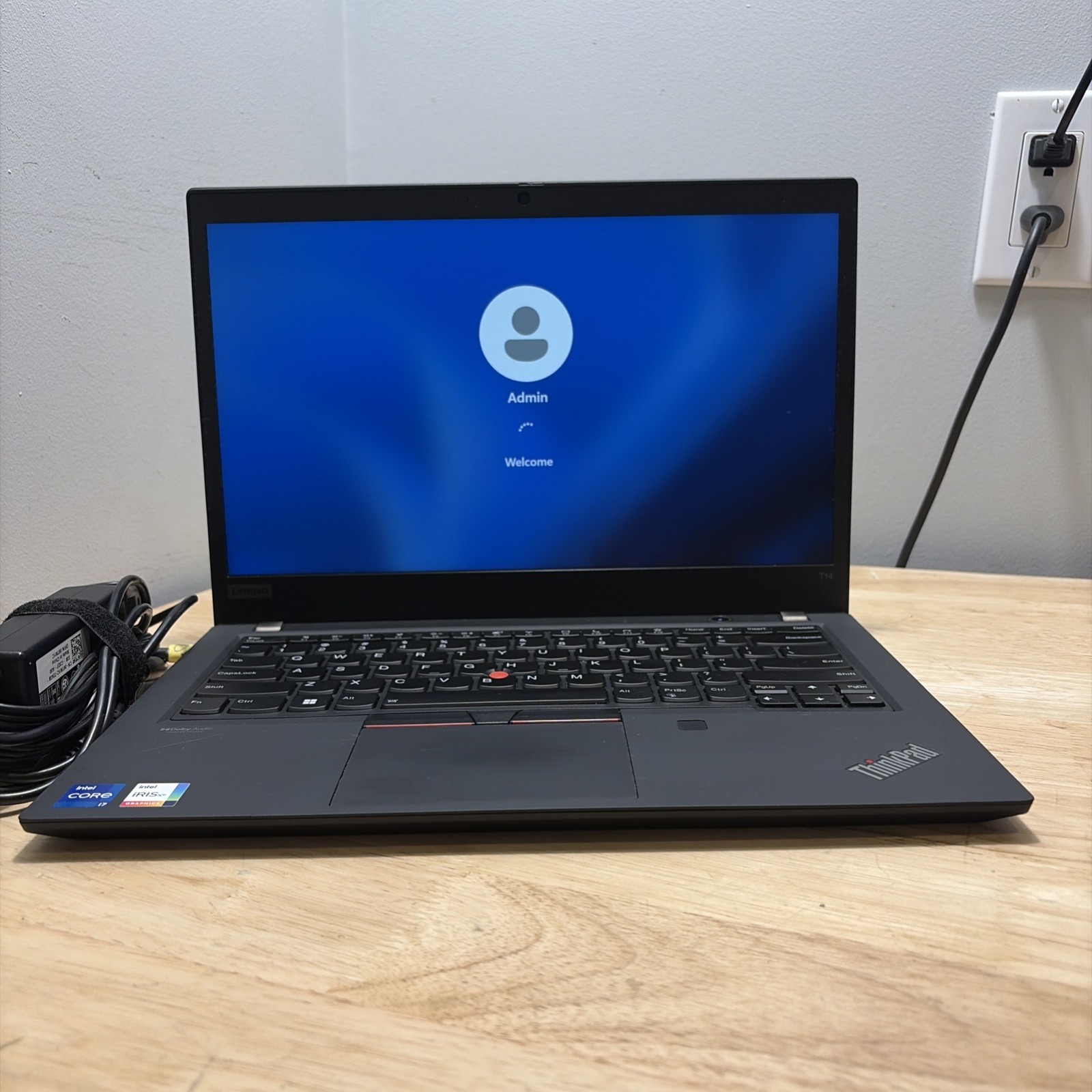 LENOVO THINKPAD T14 GEN 2i  CORE I7-11165G7 2.8GHZ 16GB 256 SSD WCAM WI1 CORD