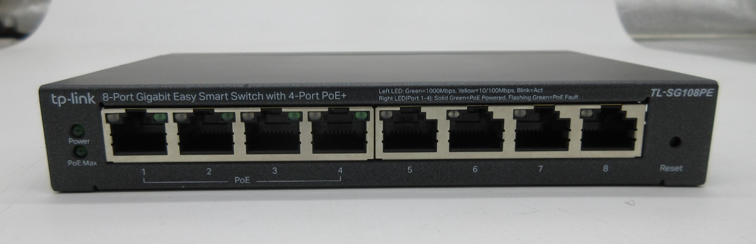 TP-Link TL-SG108PE 8-Port Gigabit Easy Smart Switch
