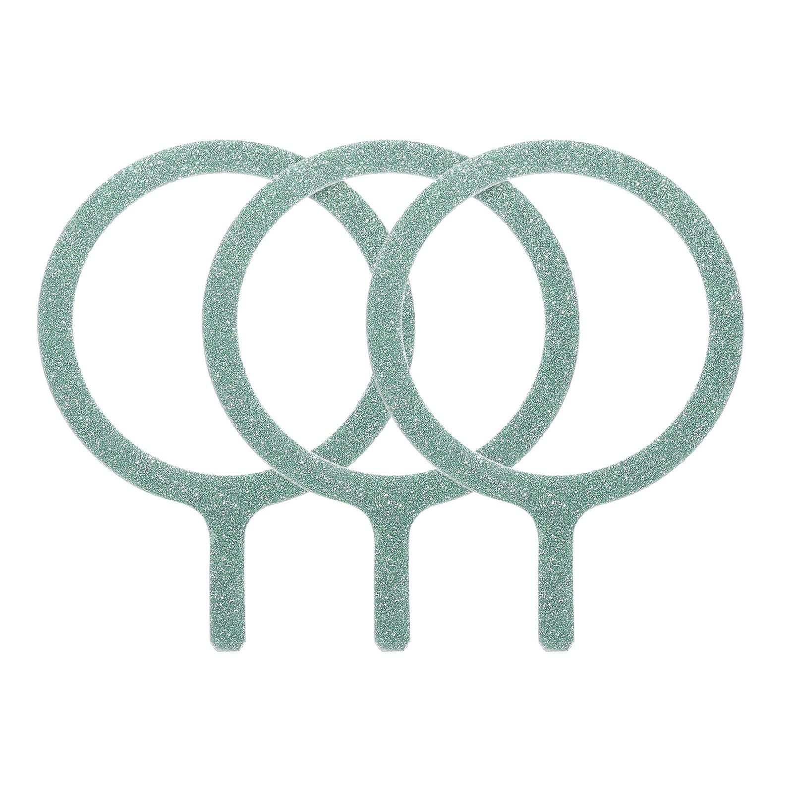 3Pcs Magnetic Adapter Ring, Wireless Charger Conversion Kit, Flash Green