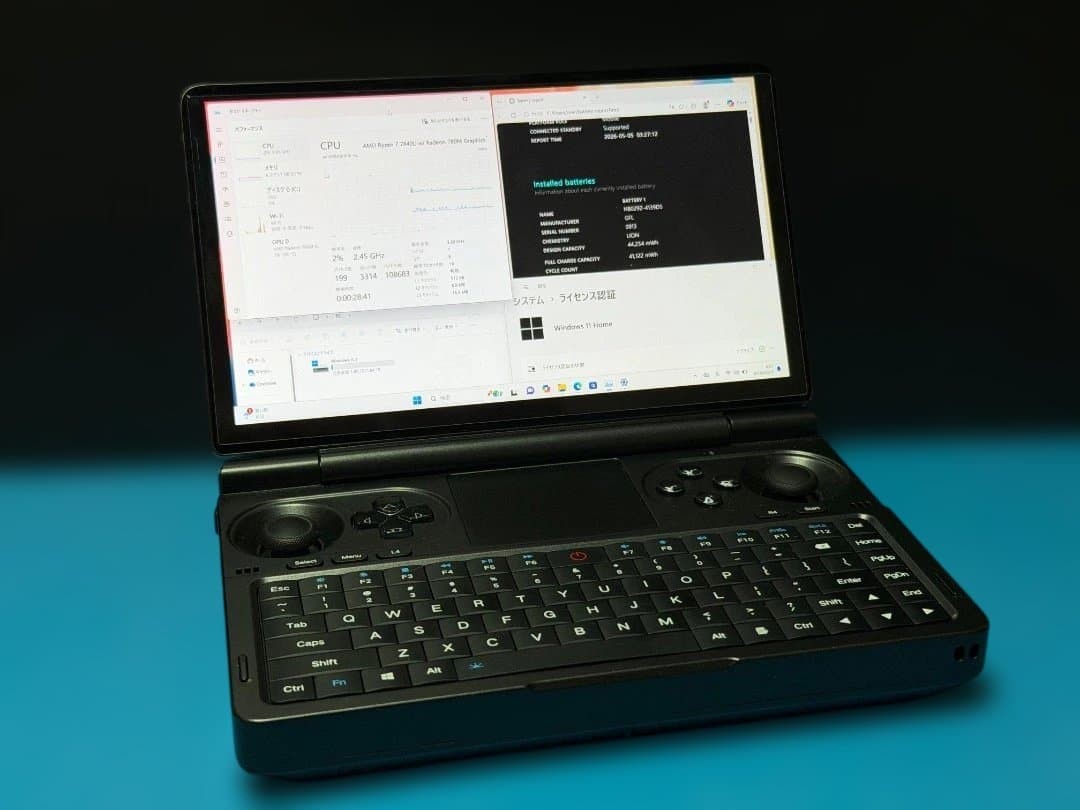 GPD WIN Mini 7840U 32GB/512GB Operation Confirmed