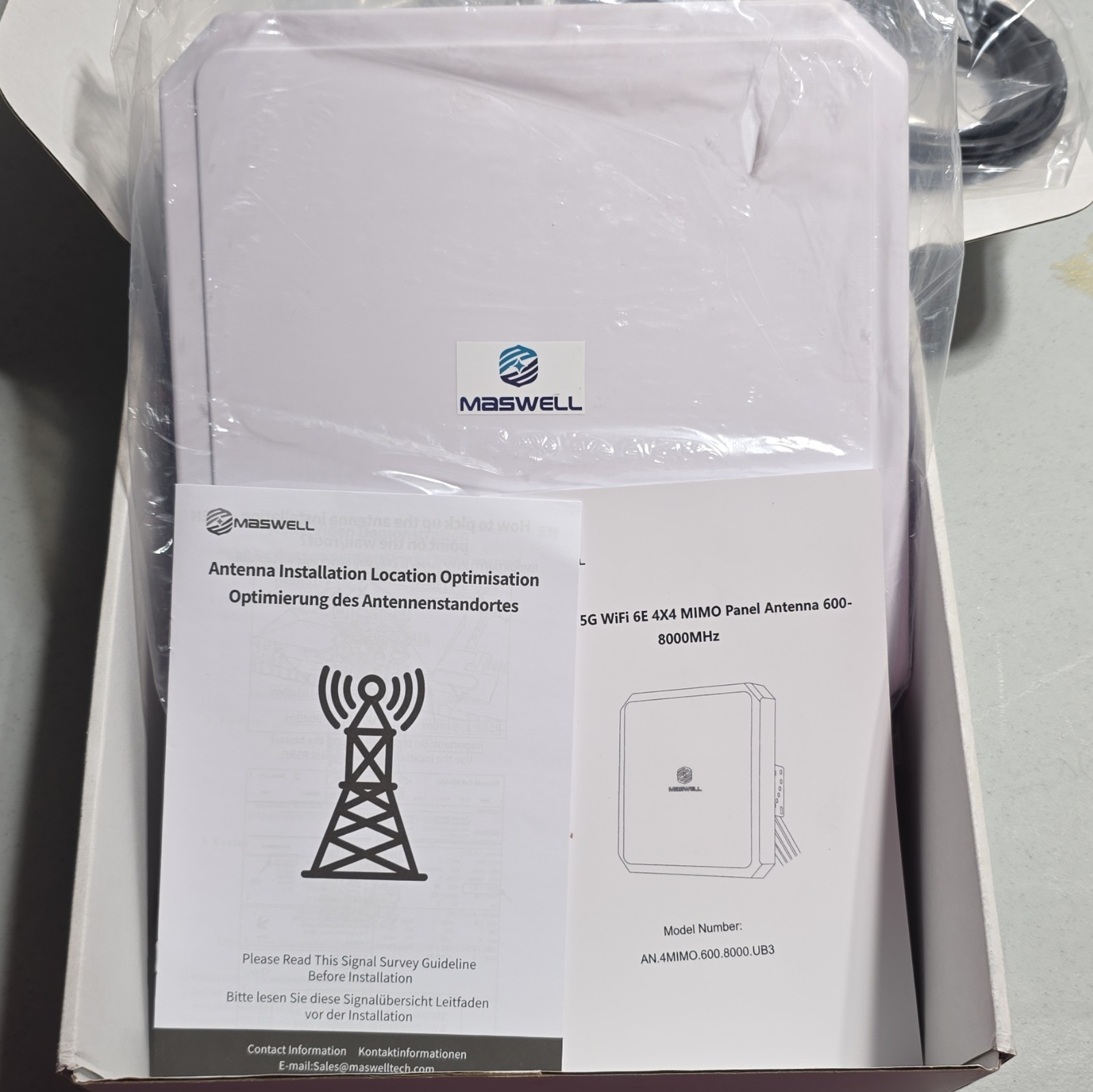 4X4 MIMO 4G 5G Antenna 10dBi WiFi7 Booster 600-8000MHz for T‐Mobile Verizon AT&T