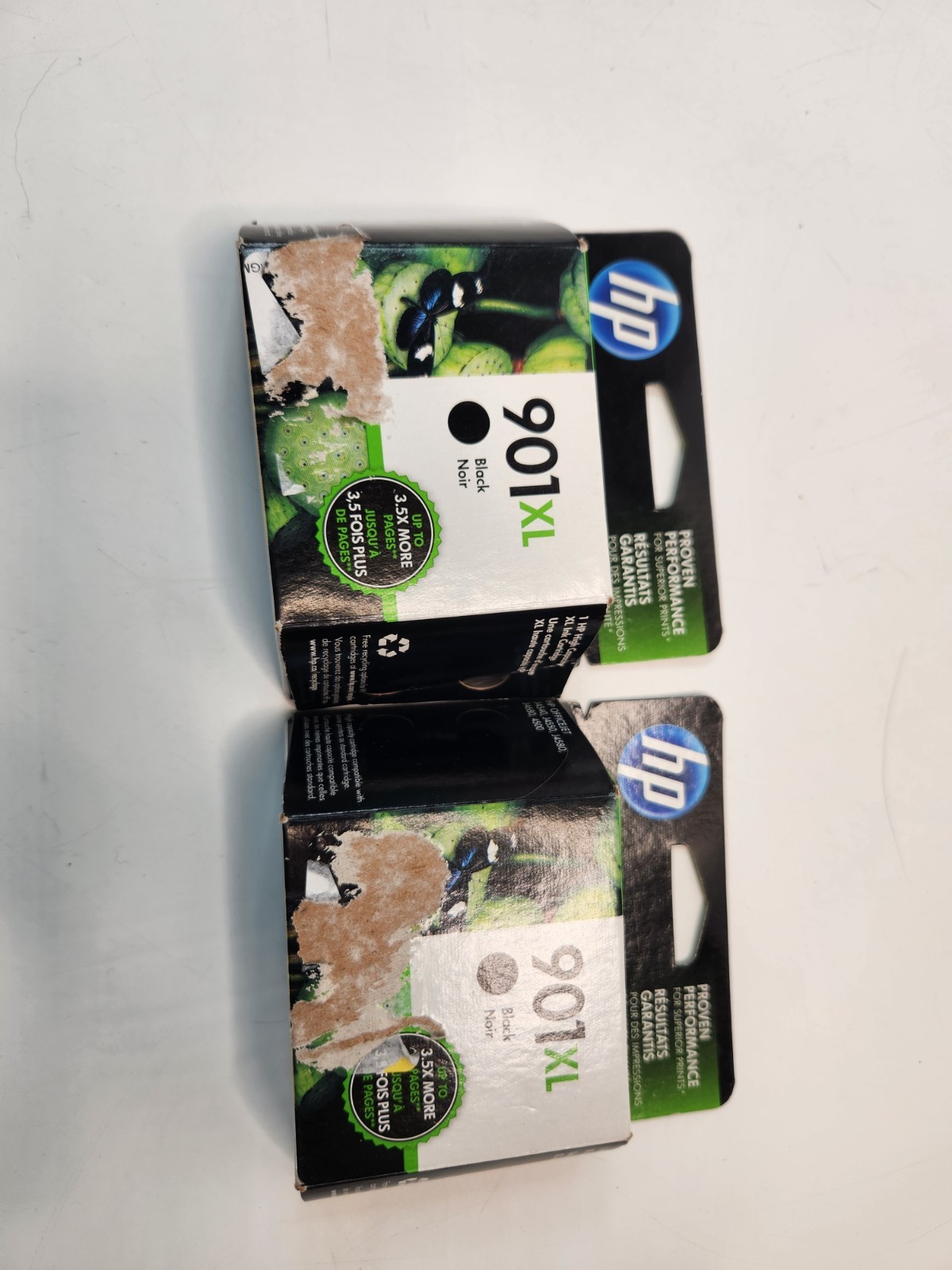 2 HP 901XL Ink Cartridge - Black Expired 01/2017 Sealed In Package *READ 