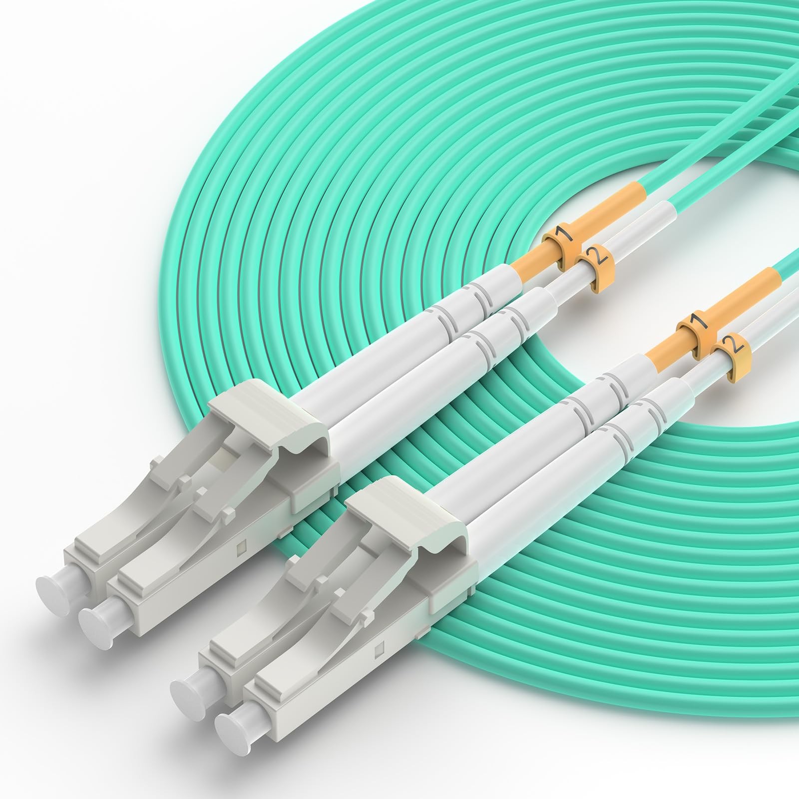 Yonwide Om3 Lc to Lc Fiber Patch Cable - 75m (246 ft), Multimode, 10Gb, LSZH, MM