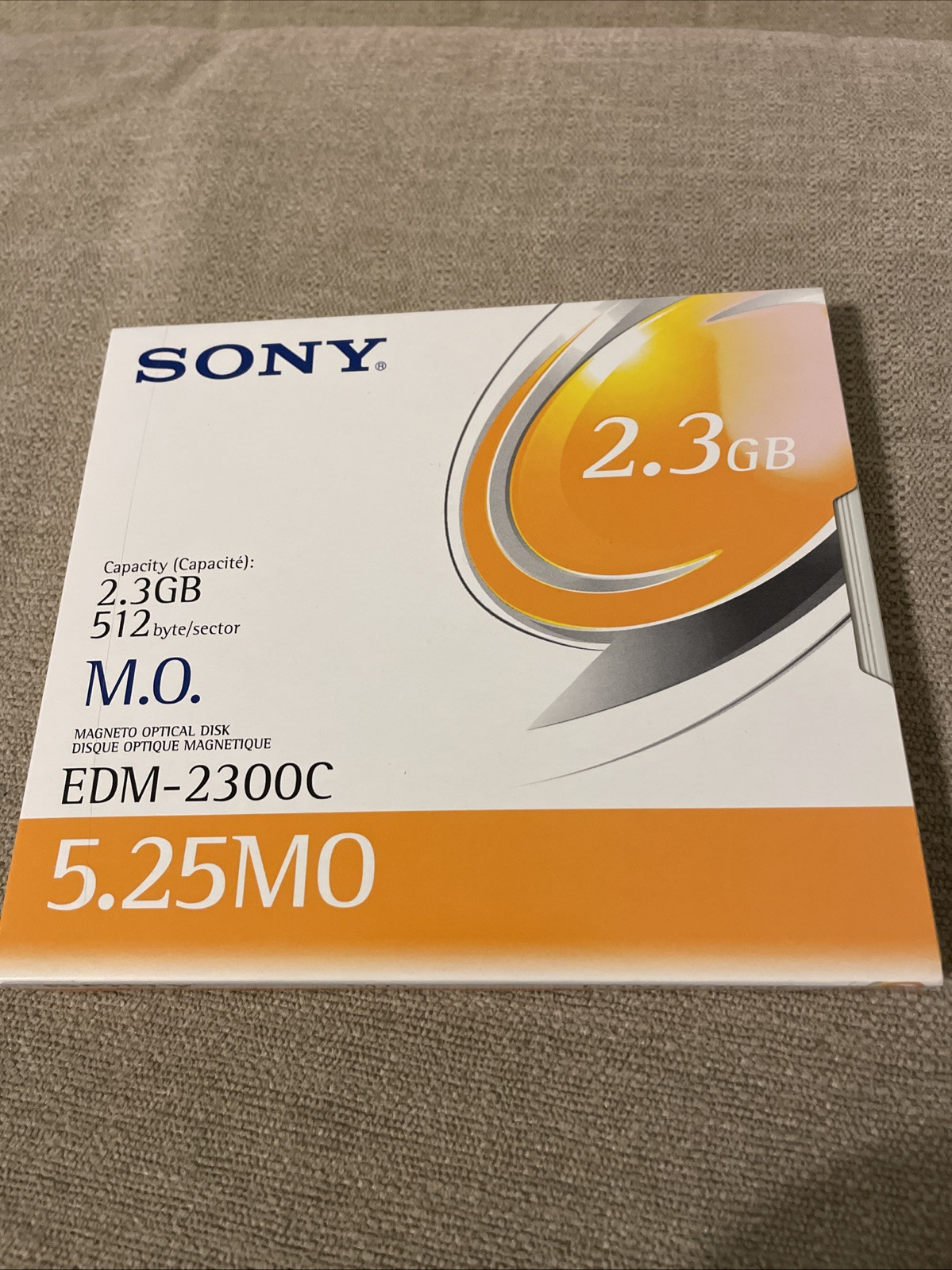 Sony EDM-2300C 2.3GB 512 B/S Magneto Optical Disk