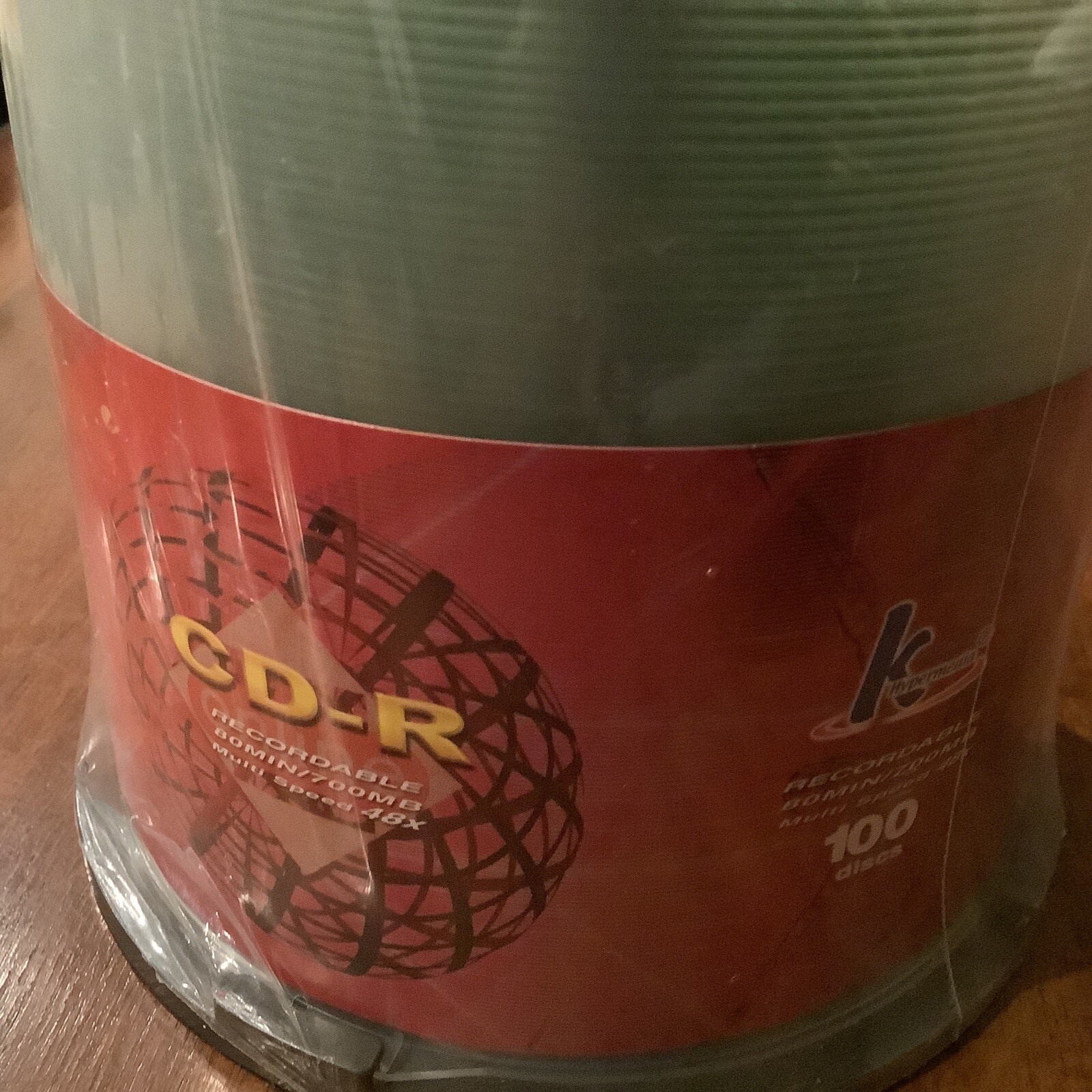 K Hypermedia Blank CD-R 100 Pack 80 Min 700 MB Recordable Multi Speed 48X