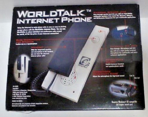 Interact Multimedia World Talk Internet Web Phone SV2030 Windows 95 Vintage 1997