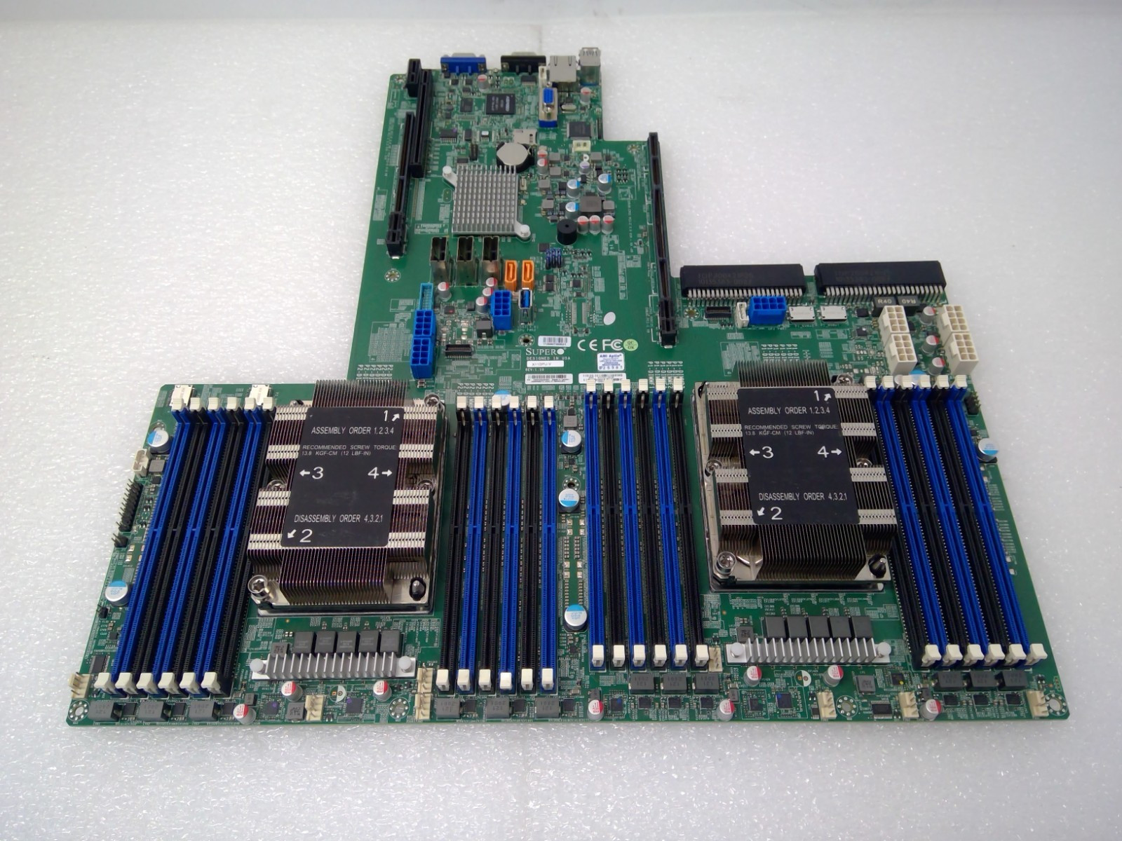 Supermicro X11DPU-V Dual Socket LGA-3647 24 DIMM  Server Ultra System Board