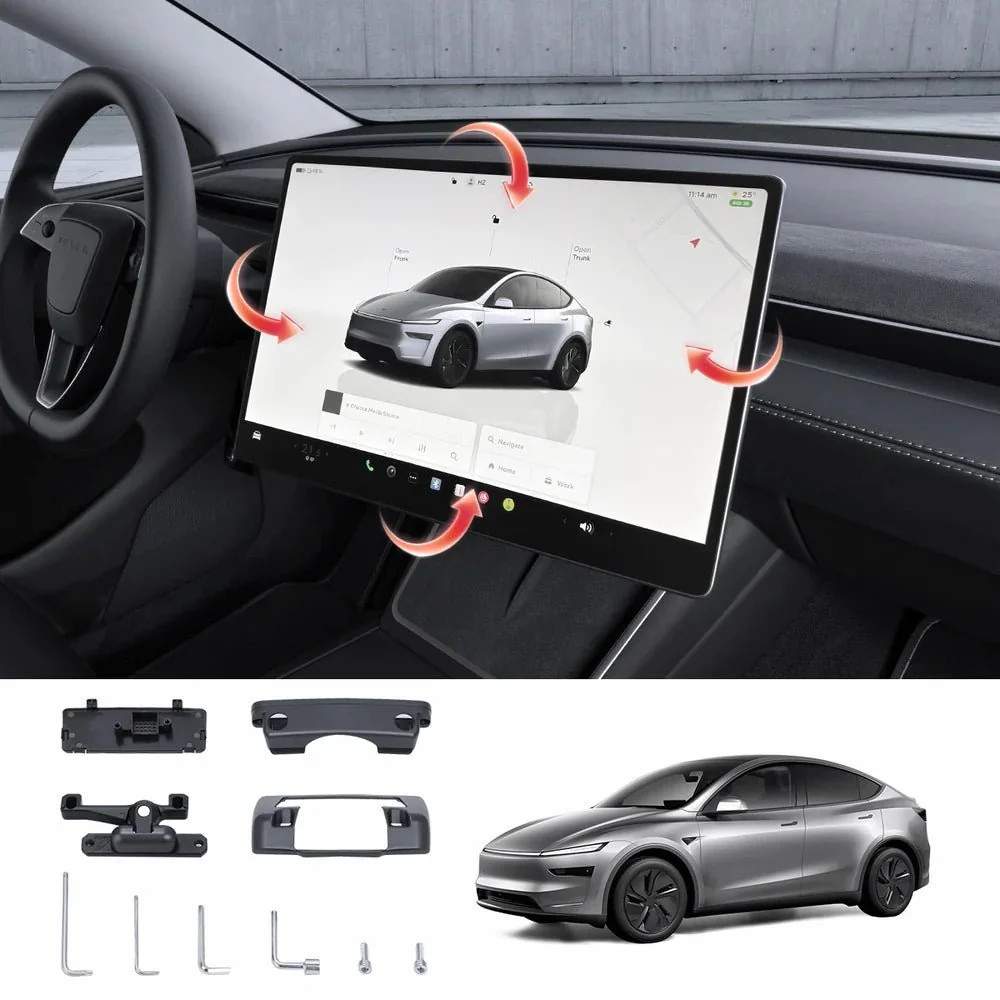 Screen Swivel Mount for Tesla Model Y Juniper 2025 2026 & Model 3 Highland 2024+