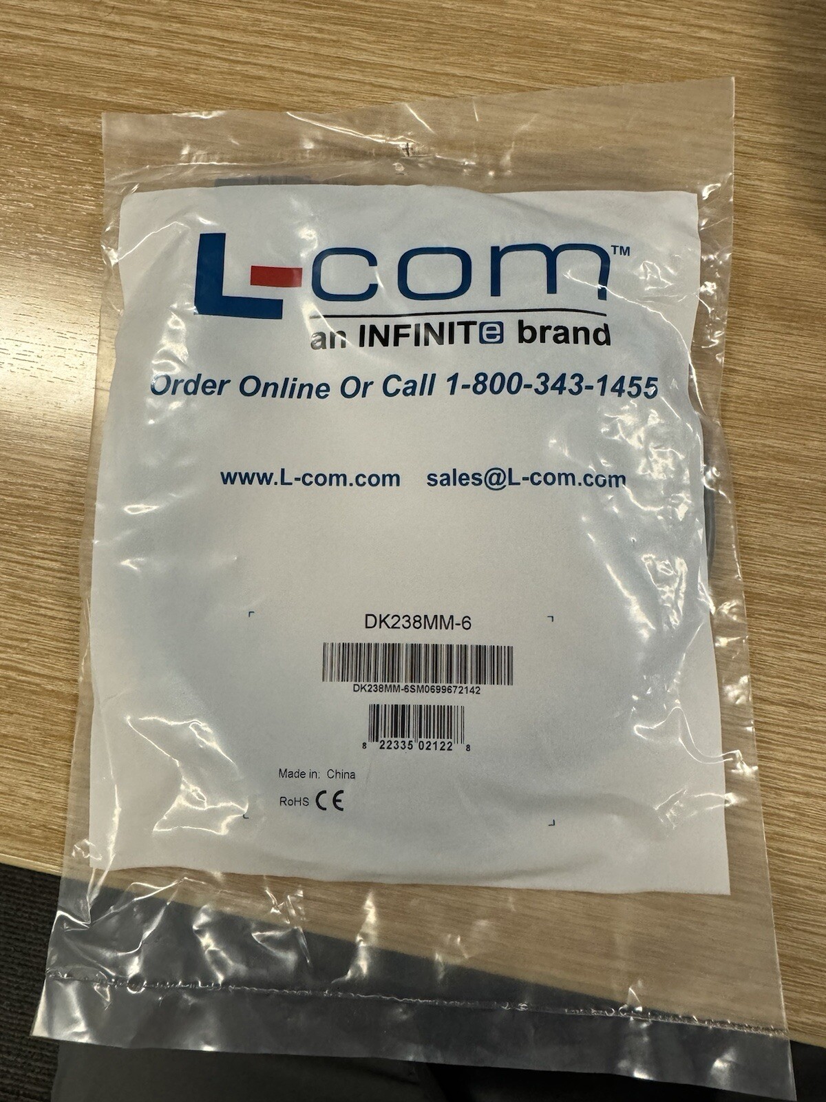 7 Cables, Molded Cable, Mini DIN 8 Male / Male, 6.0 ft Item # DK238MM-6