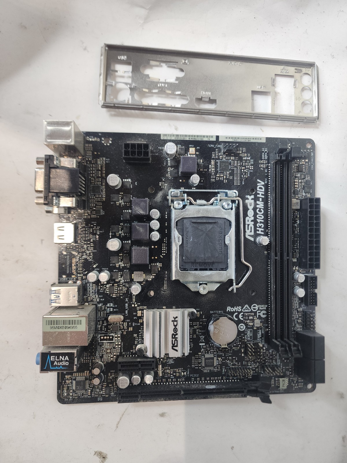 Fully Tested ASRock H310CM-HDV Intel H310 LGA 1151 mATX System Main Motherboard