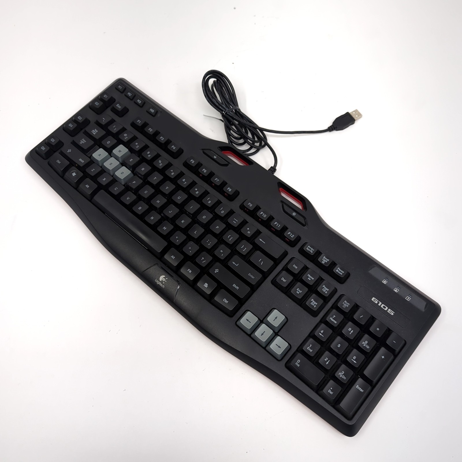 Logitech G105 Wired Gaming Keyboard - 6 Programmable G-Keys - Black/Grey