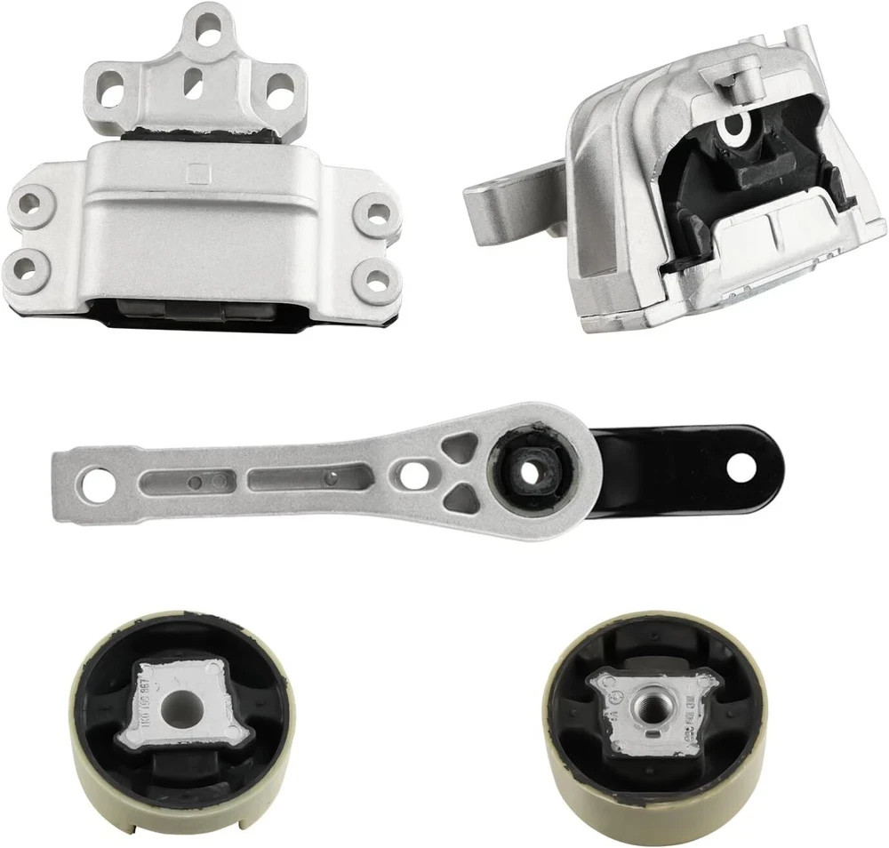  5Pcs Engine Motor & Transmission Mount Kit Replacement for 2006-2014 VW 