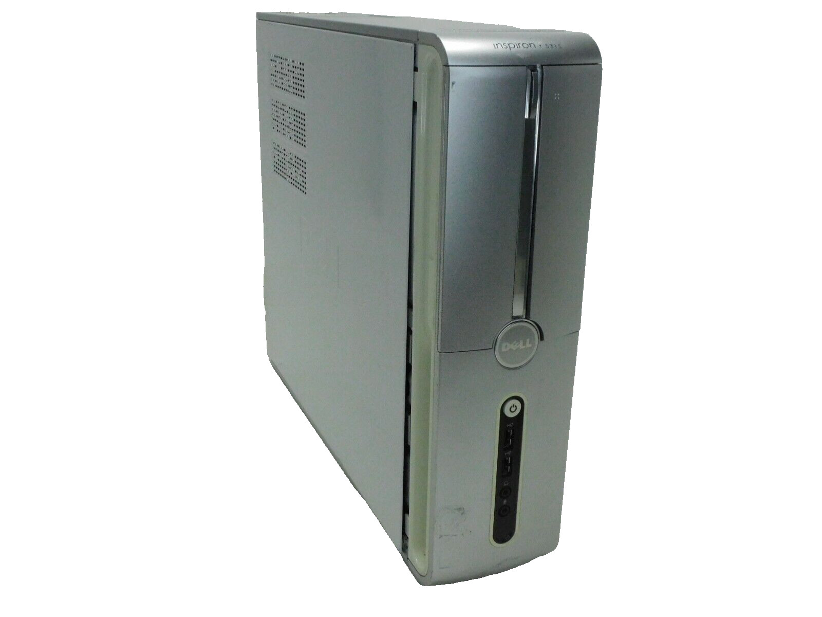 Dell Inspiron 531S Slim Desktop Computer Silver and White - Tested Turns On