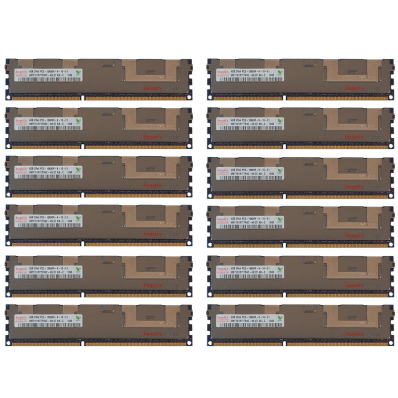 48GB Kit 12x 4GB HP Proliant DL320 DL360 DL370 DL380 ML330 ML350 G6 Memory Ram