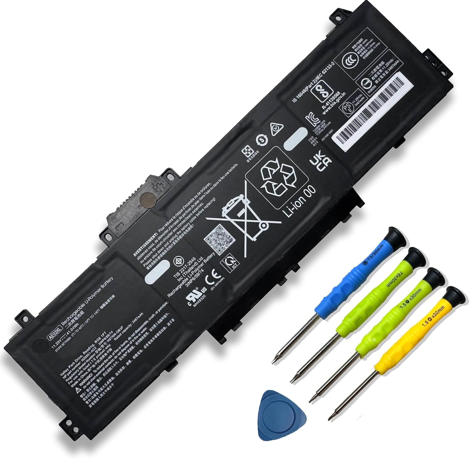 41.04Wh AE03XL N21969-005 Laptop Battery Replacement for HP 240 G10 245 246 250