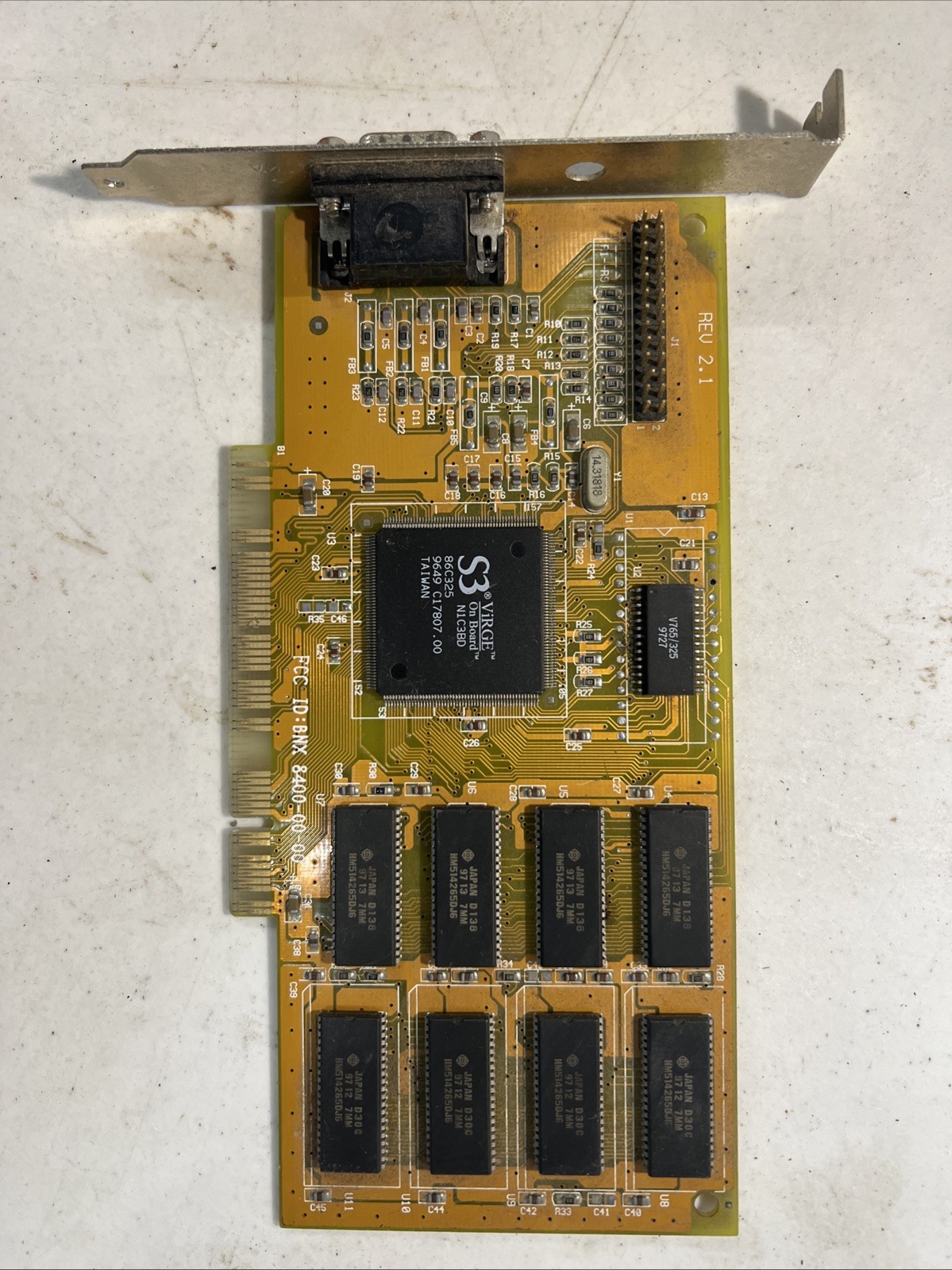 S3 ViRGE 86C325 4MB PCI VGA Video Card Vintage DOS Windows 95 Retro Gaming