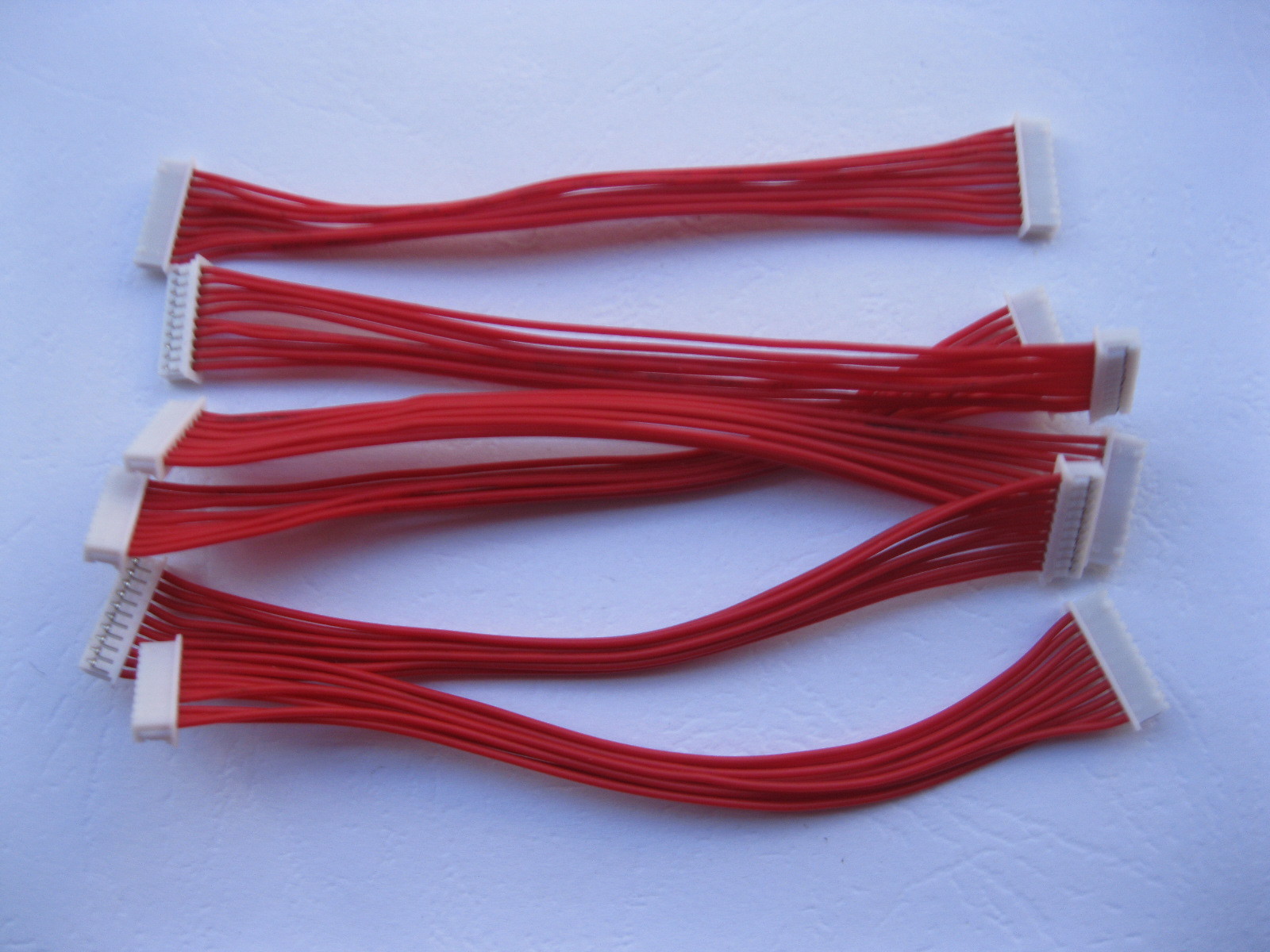 150 pcs 1.25mm 10 Pin Female to Female Polarized Connector 28AWG 10cm Lead Cable
