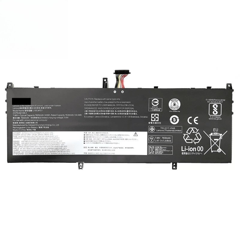L19D4PD1 L19C4PD1 L19M4PD1 Battery for Lenovo Yoga C640-13IML C640 NEW