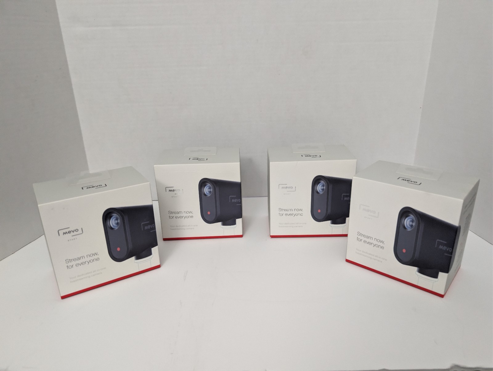 Lot of 4 Logitech Mevo Start A30103A Streaming Video Camera 1080p - TESTED