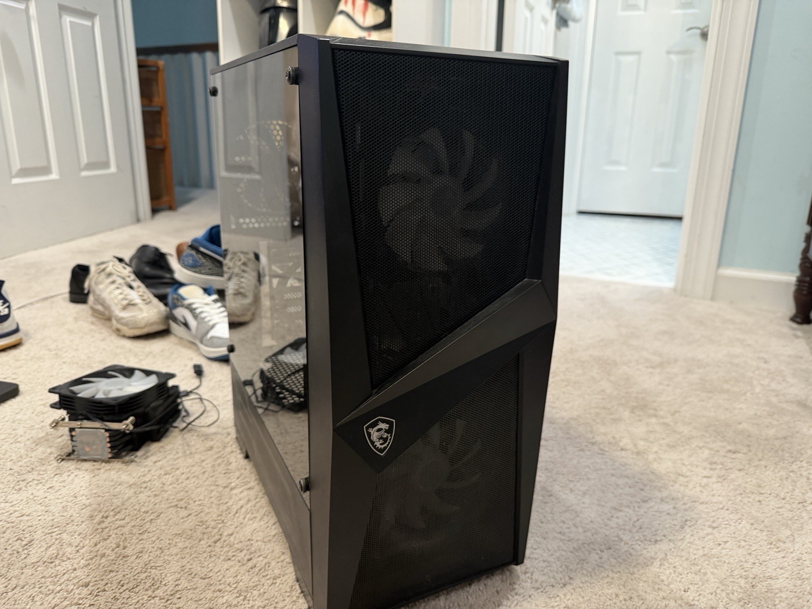 MSI MAG Forge 112R PC Case, + CPU Cooler