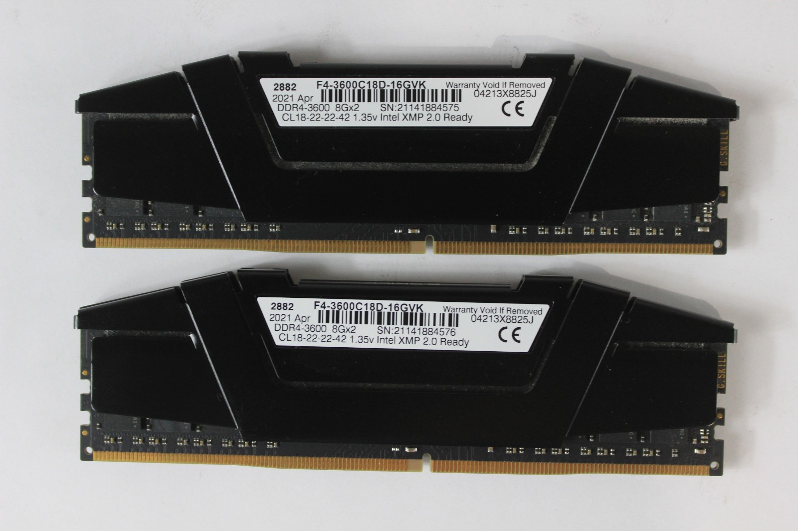 G. SKILL Ripjaws V 16GB (2x8GB) DDR4-3600 Desktop RAM Memory F4-3600C18D-16GVK