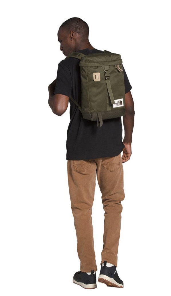 New The North Face Top Loader Backpack Brown