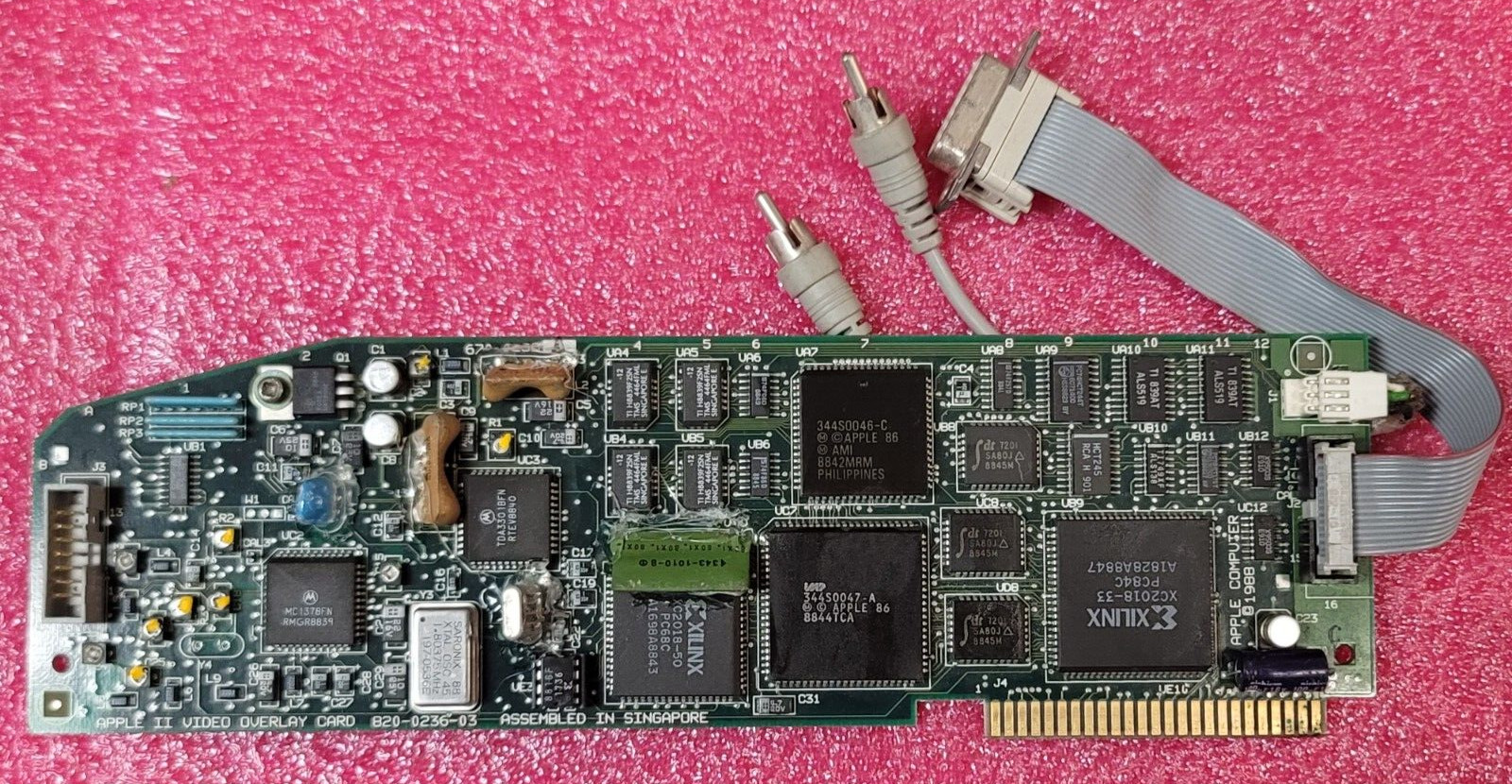 Very RARE Apple II Video Overlay Card 820-0236-03 For GS home Computer #G45