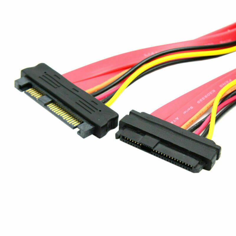 Cablecy Hard Disk Raid SFF-8482 SAS Cable Male to Female Extension SAS Cable