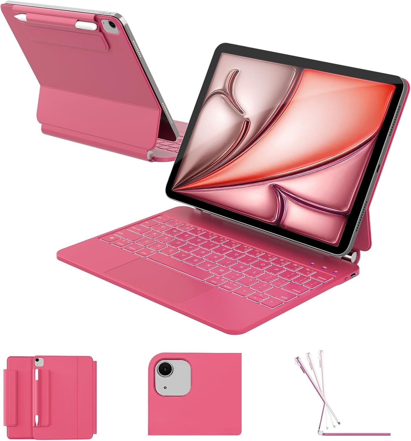 RAYMCRAFT for iPad Air 11 inch Case with Keyboard (M4/M3/M2, T05-30