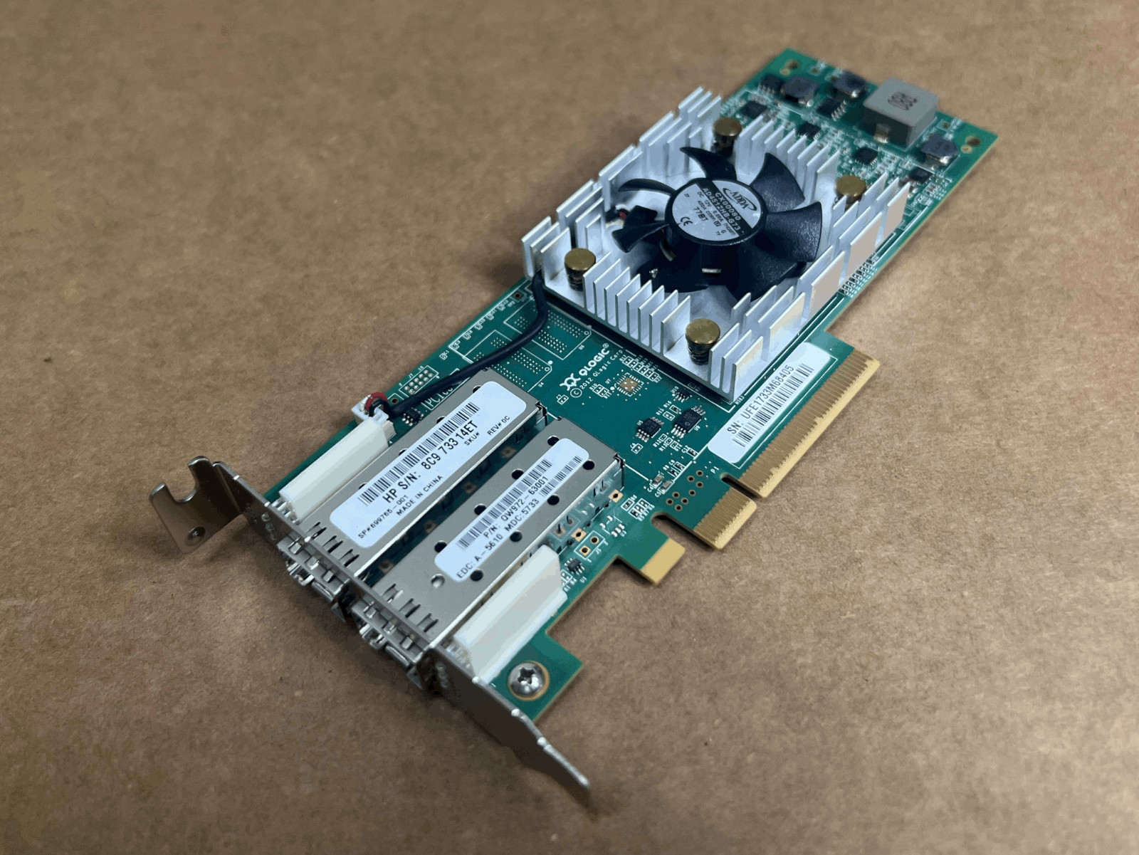 HPE StoreFabric SN1000Q 16Gb Dual-Port FC PCI-e HBA - QW972A - QW972-63001  (LP)