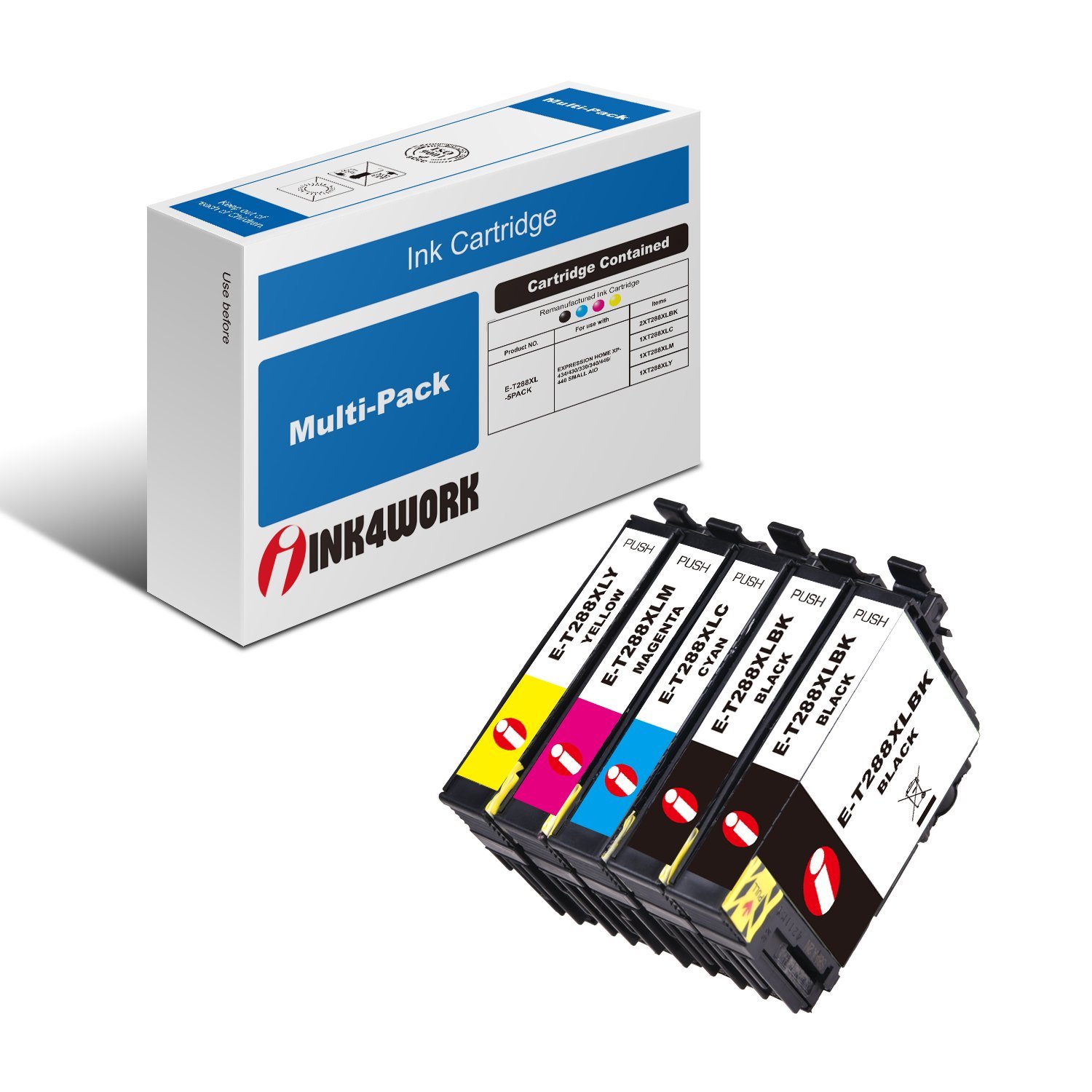 Rem. 288 XL T288XL Ink Cartridge  Compatible For Epson XP330 XP430 XP434 XP446