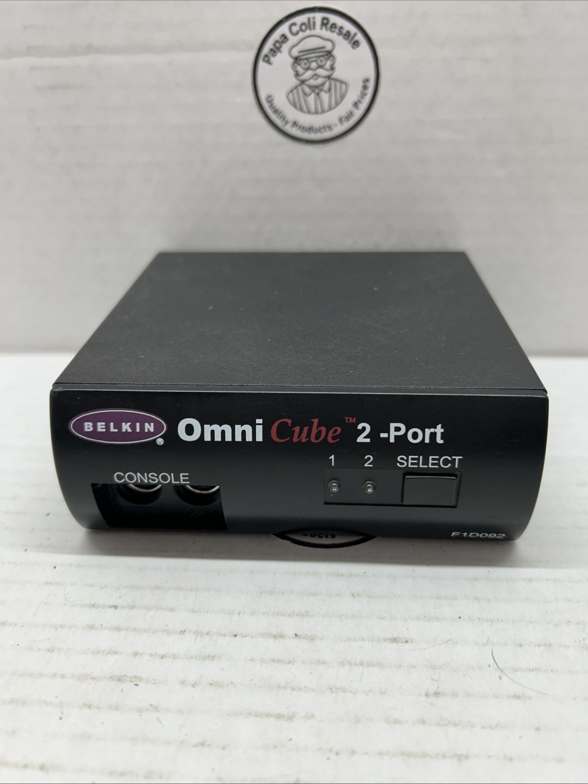 Belkin Omni Cube Computer Console Adapter DC 9V 600mA 2 Port FID092